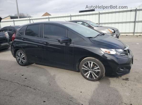 3HGGK5H85JM718644 2018 HONDA FIT Черный Передняя правая четверть