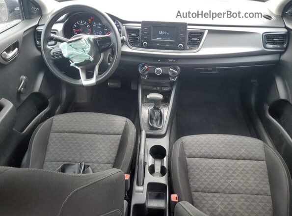3KPA24AB2JE082179 2018 KIA RIO Black Vista del salpicadero