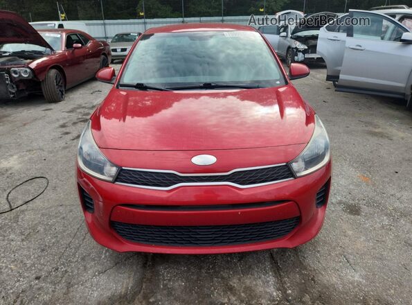 3KPA24AB4JE059454 2018 KIA RIO Красный Вид спереди