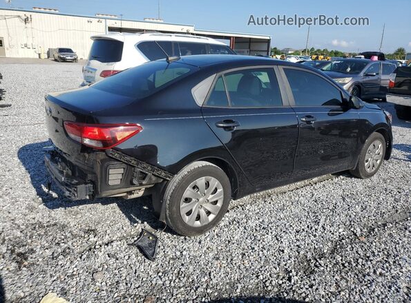 3KPA24AB4JE072964 2018 KIA RIO Black Tył prawy