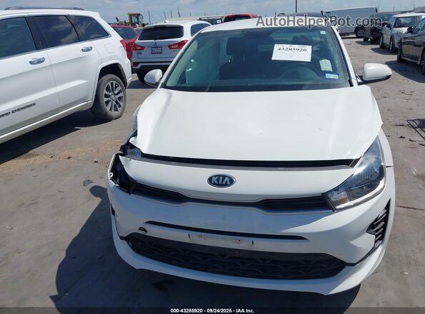 3KPA24AD7ME393726 2021 KIA RIO Белый Вид щитка приборов