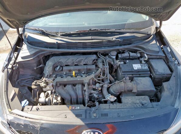3KPA24ADXME379111 2021 KIA RIO Black Vista interior trasera