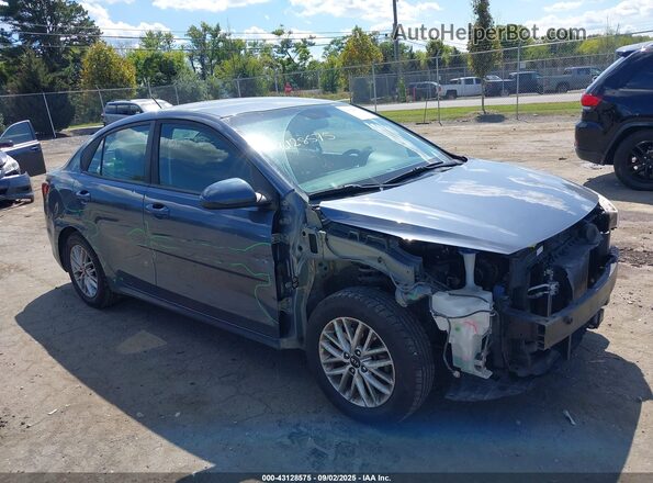 3KPA34AB2JE058610 2018 KIA RIO Синий Передняя правая четверть