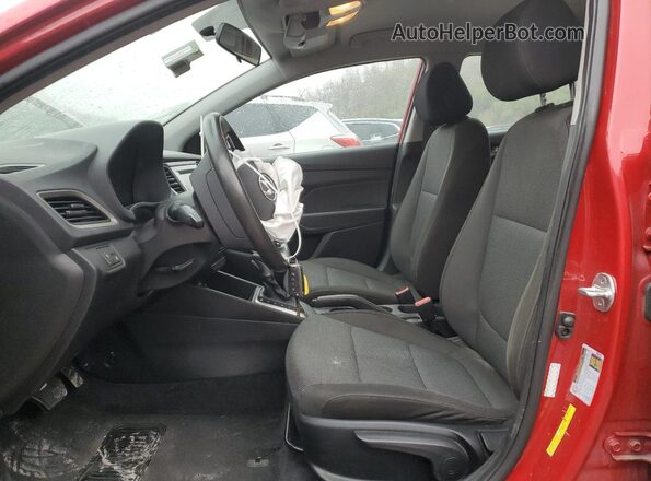 3KPC24A60ME130133 2021 HYUNDAI ACCENT Red Widok wnętrza z przodu