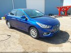 2021 Hyundai Accent Sel Синий vin: 3KPC24A64ME133746