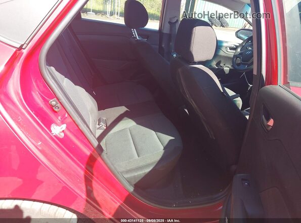 3KPC24A66ME139371 2021 HYUNDAI ACCENT Red VIN sticker view