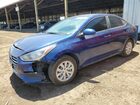 2022 Hyundai Accent Se Синий vin: 3KPC24A66NE167608