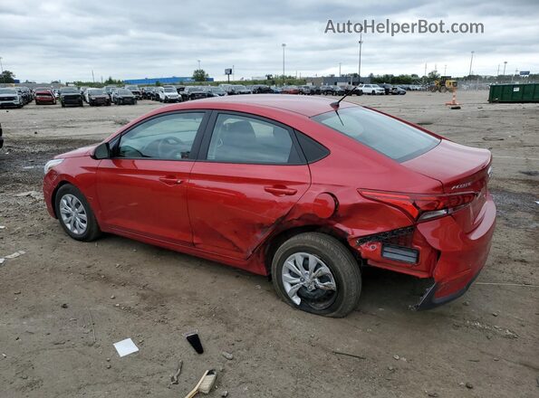 3KPC24A69ME133211 2021 HYUNDAI ACCENT Red უკანა მარცხენა