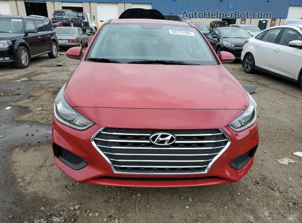 3KPC24A69ME133211 2021 HYUNDAI ACCENT Red წინა ხედი