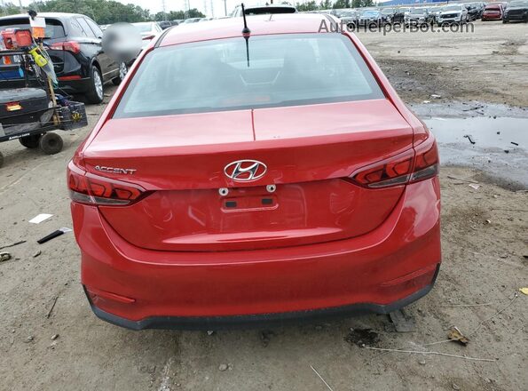3KPC24A69ME133211 2021 HYUNDAI ACCENT Red უკანა ხედი