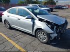 2022 Hyundai Accent Sel Silver vin: 3KPC24A69NE173631