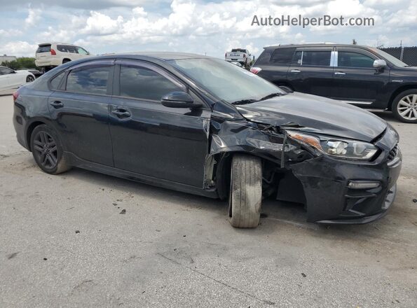 3KPF34AD2ME328494 2021 KIA FORTE Black Передня права чверть