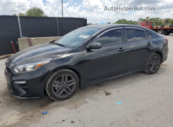 3KPF34AD2ME328494 2021 KIA FORTE Black Передня ліва чверть