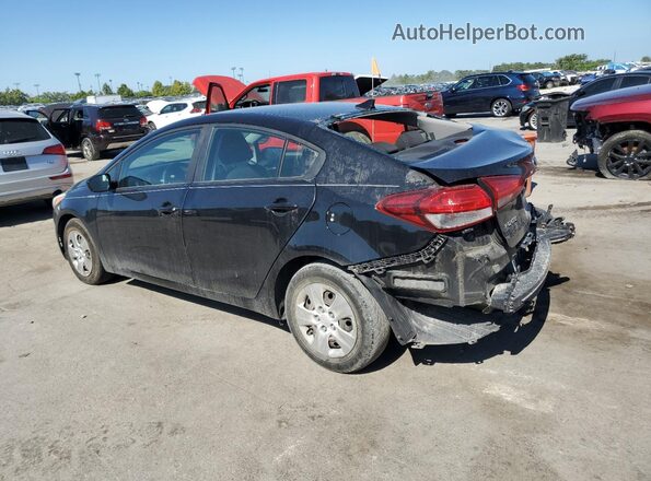 3KPFK4A74JE218538 2018 KIA FORTE Black Trasero izquierdo