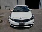 2018 Kia Forte Lx White vin: 3KPFK4A75JE268316