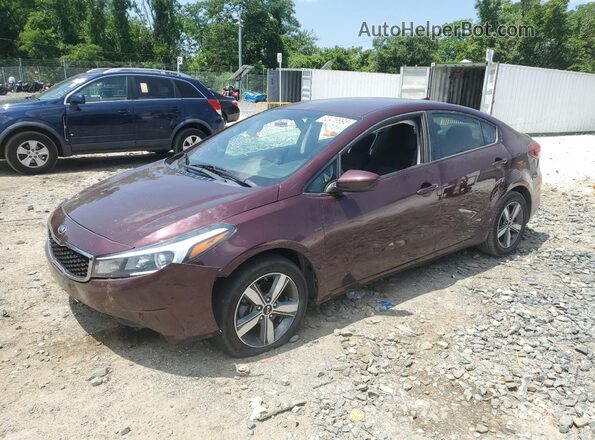 3KPFL4A72JE175234 2018 KIA FORTE Purple Vista tres cuartos delantera izquierda