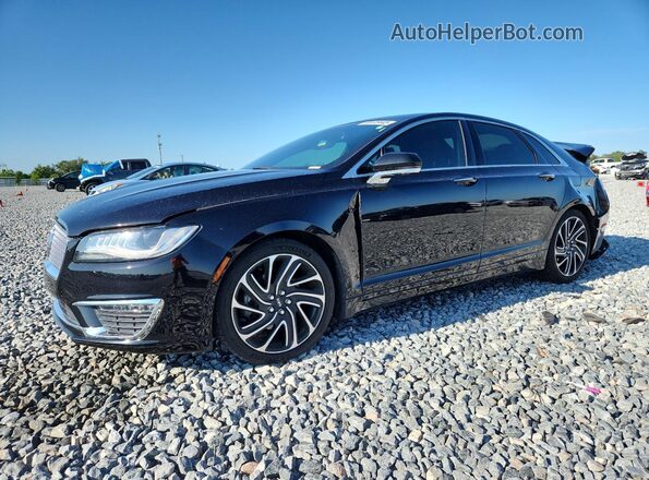 3LN6L5A96LR623036 2020 LINCOLN MKZ Black Առջևի ձախ երեք քառորդ տեսարան