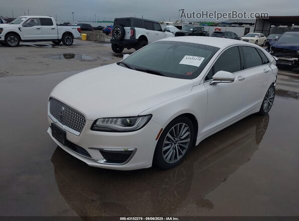 3LN6L5A99LR613925 2020 LINCOLN MKZ White Przód lewy