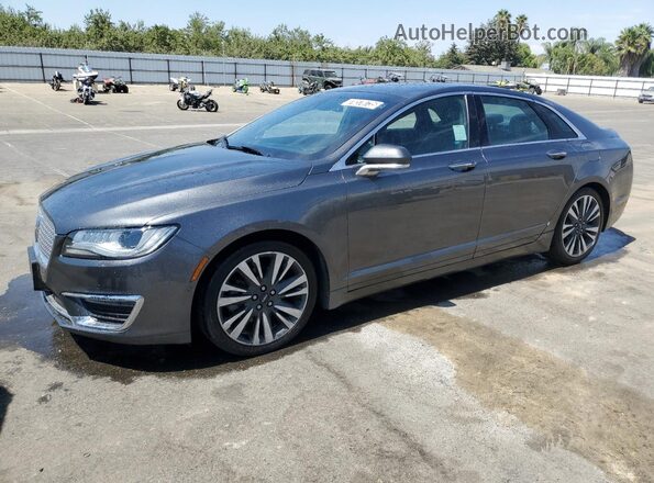 3LN6L5E97JR614787 2018 LINCOLN MKZ Gray Передня ліва чверть