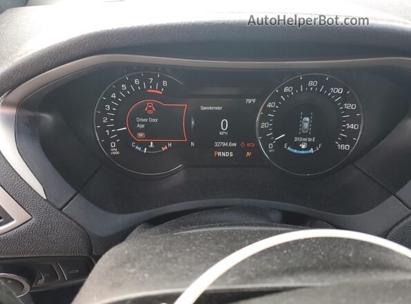 3LN6L5F98LR614699 2020 LINCOLN MKZ Черный Вид щитка приборов