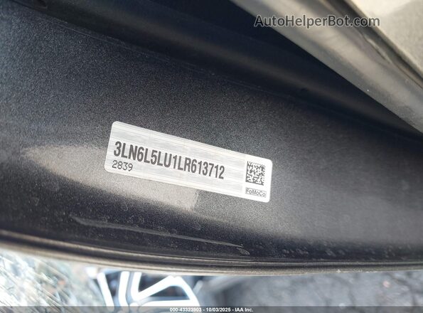 3LN6L5LU1LR613712 2020 LINCOLN MKZ Gray Widok komory silnika