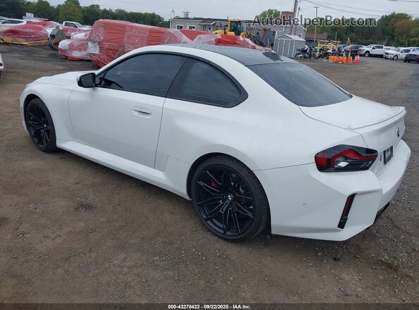 3MF13DM07R8E11554 2024 BMW M2 Белый Задняя левая четверть
