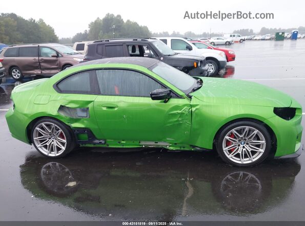 3MF23DM00S8F32047 2025 BMW M2 Green Widok wnętrza 360 stopni