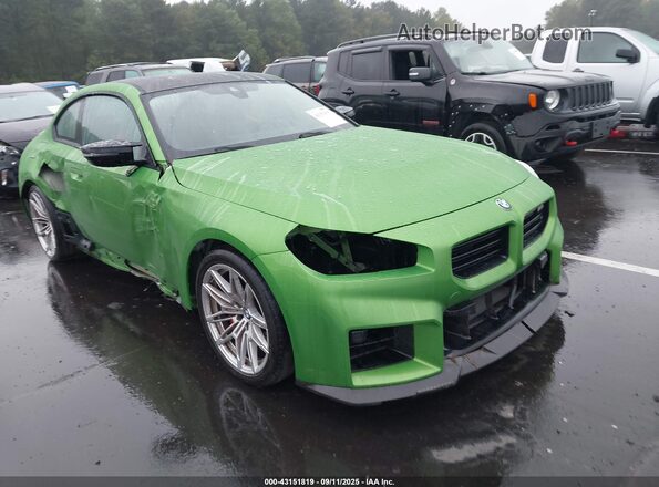 3MF23DM00S8F32047 2025 BMW M2 Green Przód prawy