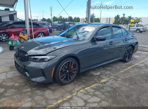 3MW49FF09R8E39506 2024 BMW M3 Серый Передняя левая четверть