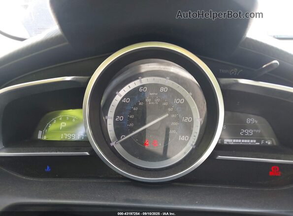 3MYDLBYV0HY176988 2017 TOYOTA YARIS IA Dark Blue უკანა სავარძლების ხედი