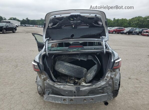 3MYDLBYV2JY312253 2018 TOYOTA YARIS Gray Вид ззаду