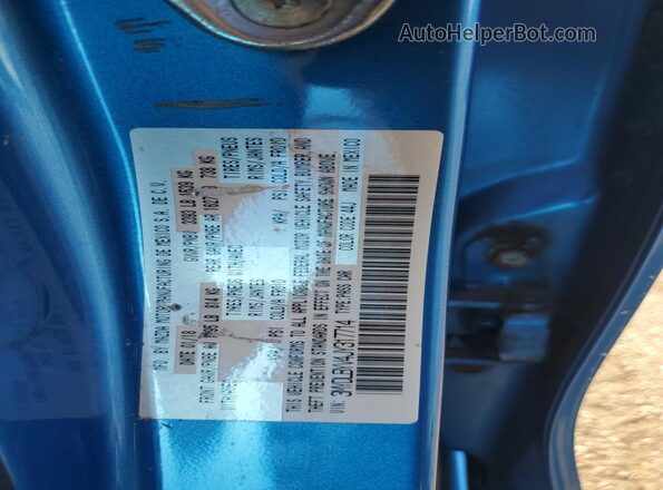 3MYDLBYV4JY317714 2018 TOYOTA YARIS Blue Vista del compartimento del motor