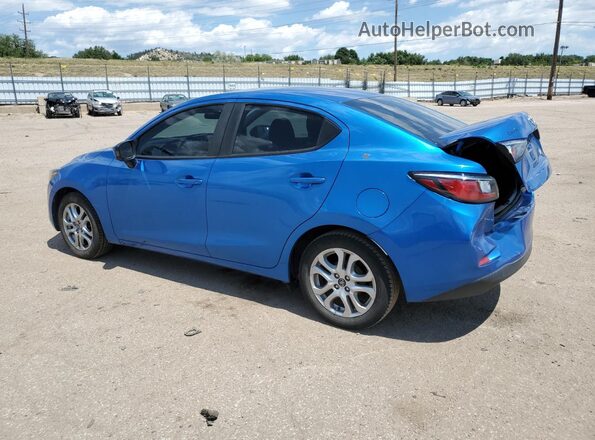 3MYDLBYV4JY324212 2018 TOYOTA YARIS Blue Задня ліва чверть