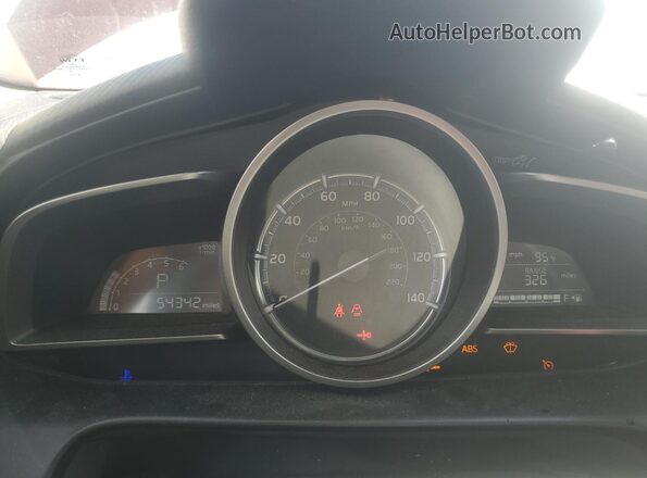 3MYDLBYV5LY702301 2020 TOYOTA YARIS Red Instrument cluster view