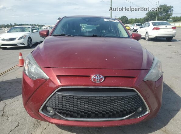 3MYDLBYV5LY702301 2020 TOYOTA YARIS Red Front view