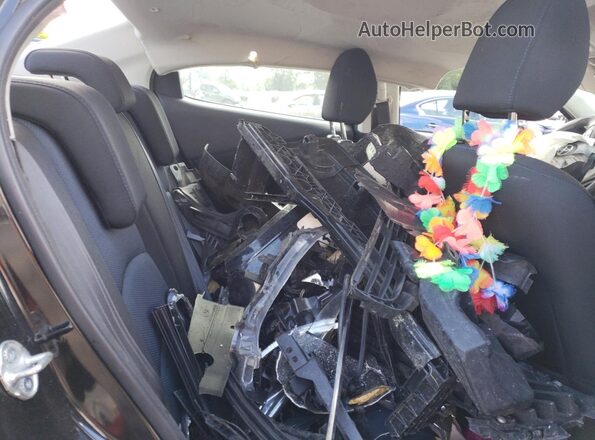 3MYDLBYV7JY329436 2018 TOYOTA YARIS Black Вид задніх сидінь