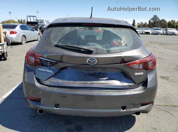 3MZBN1L33JM256540 2018 MAZDA 3 Charcoal უკანა ხედი