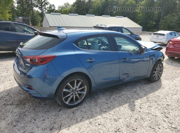 3MZBN1M38JM195247 2018 MAZDA 3 Синий Задняя правая четверть