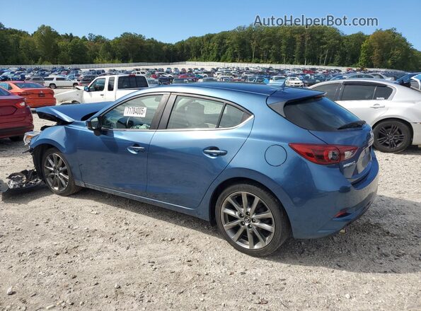 3MZBN1M38JM195247 2018 MAZDA 3 Синий Задняя левая четверть