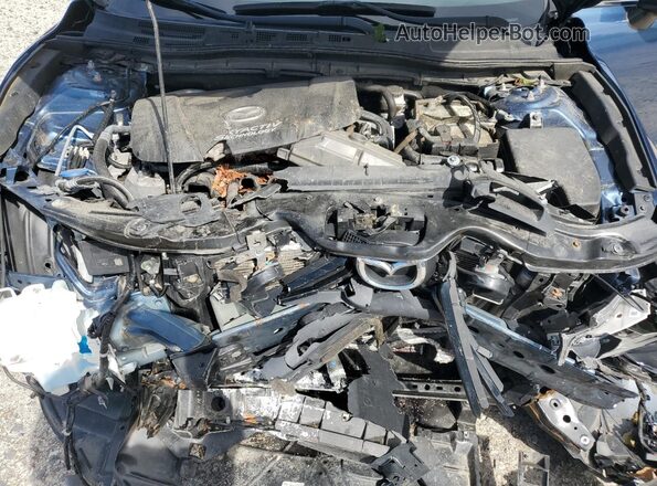 3MZBN1M38JM195247 2018 MAZDA 3 Синий Вид задней части салона