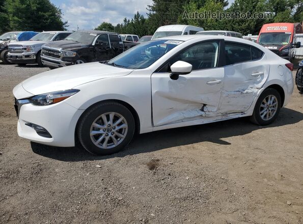 3MZBN1U70JM202713 2018 MAZDA 3 White Front left