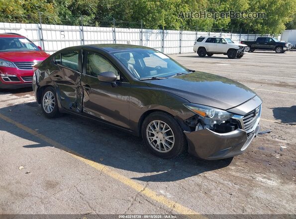 3MZBN1V79HM106572 2017 MAZDA 3 Серый Передняя правая четверть