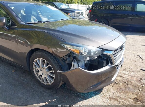 3MZBN1V79HM106572 2017 MAZDA 3 Серый Вид спереди