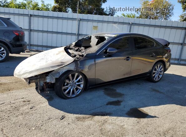 3MZBPABL2MM201674 2021 MAZDA 3 Gray Front left