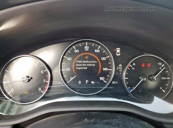 3MZBPACL3NM318745 2022 MAZDA 3 Charcoal Widok zestawu wskaźników