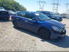 2018 Nissan Sentra Sv Blue vin: 3N1AB7AP5JY242537