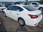 2019 Nissan Sentra Sv White vin: 3N1AB7AP5KY267763