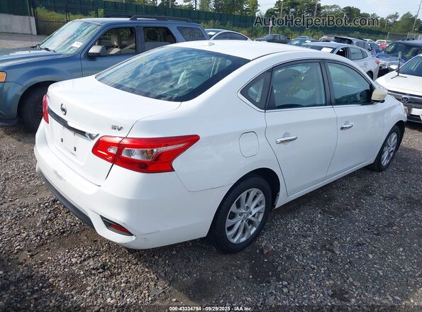 3N1AB7AP5KY267763 2019 NISSAN SENTRA White Tył prawy