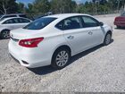 2016 Nissan Sentra S White vin: 3N1AB7AP6GY269822