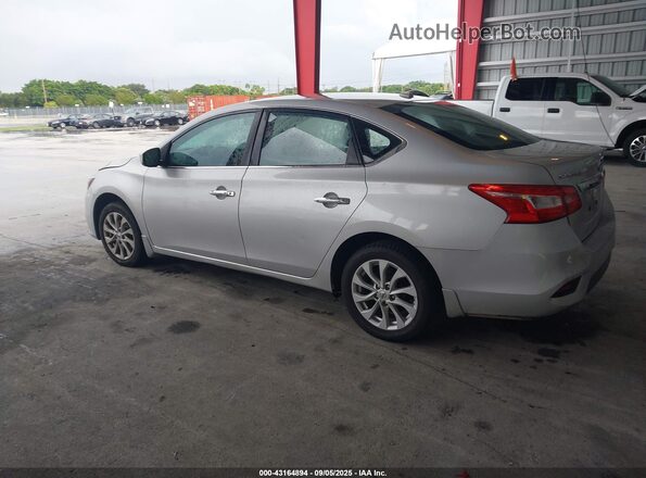 3N1AB7AP6JL646248 2018 NISSAN SENTRA Silver Tył lewy